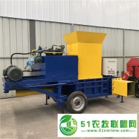 山東臥式秸稈壓塊裝袋機(jī) 雙桿液壓裝袋機(jī)價(jià)格