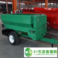 拖拉機牽引施肥機 可撒濕雞糞的撒肥機