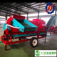 山東奧華全自動(dòng)大型花生摘果機(jī)自動(dòng)裝袋農(nóng)用花生秧果分離機(jī)