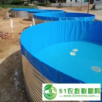 圓形養(yǎng)魚帆布魚池定做 鍍鋅板養(yǎng)殖池帆布水池 高密度養(yǎng)殖池蓄水