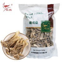杜鵑特價(jià)包郵鹿茸菇干貨500g鮮甜可口香味濃郁切根本色蘑菇鹿茸菌