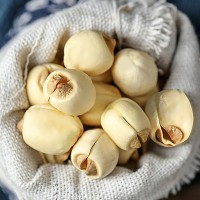 一件代發(fā)蓮子干貨去芯湘蓮無(wú)心白蓮子200g特產(chǎn)磨皮通心寸三蓮批發(fā)