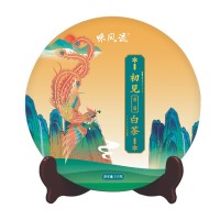 廠家批發(fā)白茶福鼎高山白茶餅荒野貢眉?jí)勖及啄档だ习撞枞~一件代發(fā)