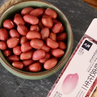 人民食品 有機紅皮花生米320g 原味生花生花生米仁煮粥五谷雜糧