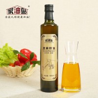 家油站500ML冷榨亞麻籽油 亞麻油 食用油 胡麻油 月子油 廠家批發(fā)