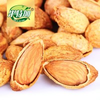 果特加 薄殼巴旦木 手剝奶油味巴達(dá)木巴坦木堅(jiān)果炒貨散裝整箱10斤