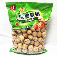 2022年01月新貨九都紙皮熟核桃5斤薄殼核桃椒鹽奶香味堅(jiān)果零食
