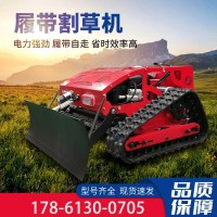 小型履帶割草機配打藥機 園林綠化碎草機 凱信果園遙控履帶除草機