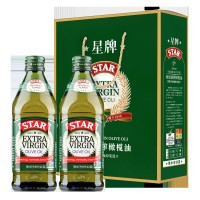 星牌特級初榨橄欖油原瓶原裝進口植物油橄欖油500ml*2禮盒初榨