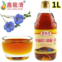 月子胡麻油亞麻籽油廠家內(nèi)蒙古農(nóng)家散裝初榨孕婦食用亞麻子香油1L