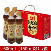 源頭廠家供興豪一級小磨香油l芝麻油香油禮盒