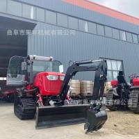 農(nóng)用柴油乘坐式履帶旋耕機 加裝挖斗裝糧機推土鏟100馬力拖拉機