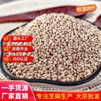 芝麻官 熟白芝麻 食品廠專用 精選國(guó)產(chǎn)色選芝麻50斤 廠家批發(fā)