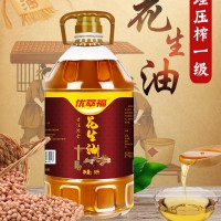 古法濃香壓榨花生油，5升家庭裝