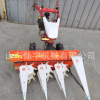 農(nóng)用小麥藥材收割機 柴油大豆蘆葦割曬機 單行辣椒艾草收割機