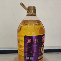 廠家供應(yīng)現(xiàn)貨滿疆紅食用花生調(diào)和油（花生27%葵油20%）5L