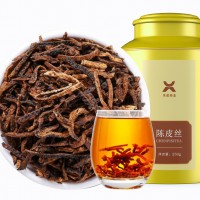 2010正宗新會天馬老陳皮絲茶自然生曬5年10年15年陳皮茶泡水批發(fā)