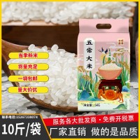 廠家直供五常大米5斤10斤批發(fā)東北大米5kg長粒香大米直批 一件代發(fā)
