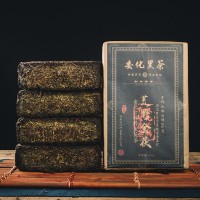 廠價(jià)批發(fā) 黑茶湖南安化黑茶金花茯磚茶天尖茯磚1公斤陳年茶葉