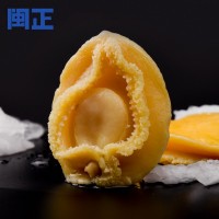閩正鮑魚元寶鮑魚去殼去肚去黑膜漂燙8成熟冷凍鮑魚單粒真空袋裝