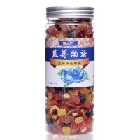 批發(fā)罐裝花茶 巴黎香榭花草茶八種口味花果茶水果茶180g 貼牌加工