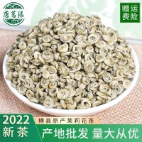 廣西橫縣茉莉花茶廠 茉莉玉螺 女兒環(huán) 茉莉花龍珠茶批發(fā) 散裝茶葉