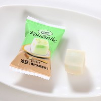 京特冰莎水果味冰激凌軟糖500克約36顆喜糖白桃夾心軟糖果汁糖果