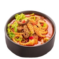 內(nèi)蒙古牛雜碎牛雜湯開袋即食快餐直播帶貨原味香辣250g包郵牧之父