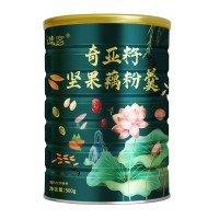 奇亞籽堅(jiān)果藕粉羹500g大量批發(fā)連藕粉代餐粉熟藕粉正宗蓮子粥