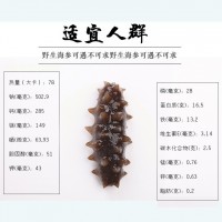禾夕堂淡干2A大連淡干海參干貨50g遼參非即食海參禮盒批發(fā)