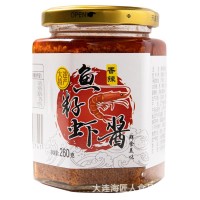 大連特產(chǎn) 潤(rùn)禾魚籽蝦醬 海鮮蝦醬 魚籽醬鰈 260克/罐