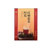 東阿批發(fā)阿膠紅糖姜茶 100g速溶即食阿膠紅糖姜茶 沖泡紅糖姜茶