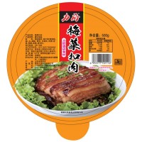 力廚常溫梅菜扣肉500g*4碗真空即食鹵肉制品工廠一件代發(fā)批發(fā)爆品