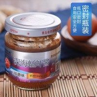 山東青島特產(chǎn)即食鮮蝦醬瓶裝海鮮醬即食批發(fā)調(diào)料下飯炒空心菜蝦醬