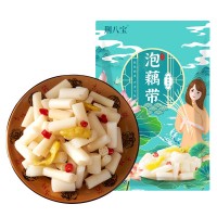 洪湖特產(chǎn)藕帶新鮮泡藕尖泡椒涼菜酸辣味泡菜下飯菜即食湖北特產(chǎn)