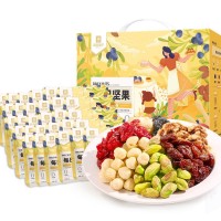 良品鋪子每日堅果堅果炒貨開心果腰果核桃全能媽媽青春版30袋750g