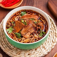 襄夢襄陽牛肉面海帶豆腐面牛雜面組合裝湖北特產(chǎn)熱干面堿面牛油面
