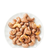 大顆粒紫衣腰果方罐500g裝鹽焗帶皮干果堅果孕婦兒童零食團購批發(fā)