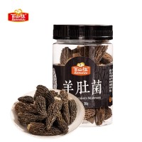 百山祖羊肚菌干貨云南特產(chǎn)燉湯煲湯野生菌菇去柄團(tuán)購批發(fā)瓶裝