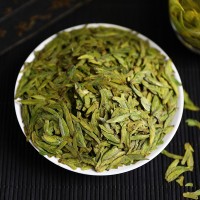 龍井茶2023新茶豆香型特級(jí)明前龍井綠茶散裝茶葉批發(fā)500克春茶