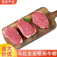 烏拉圭安格斯牛柳菲力牛排牛里脊原切牛肉兒童雪花西餐牛扒批發(fā)