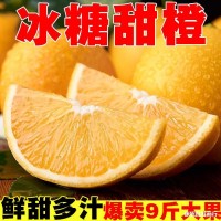 正宗冰糖橙10斤手剝橙子新鮮特級甜橙3當(dāng)季水果凍橙包郵云南玉溪