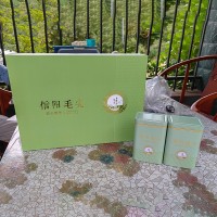 定制信陽毛尖禮盒茶葉送客戶朋友親人伴手禮雨前采摘早春濃郁綠茶