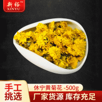 產(chǎn)地貨源休寧黃菊花批發(fā)散裝黃菊花茶500克小黃菊金貢菊現(xiàn)貨批發(fā)