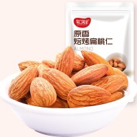 焙盈巴旦木仁美國(guó)NPX級(jí)扁桃仁100g每日?qǐng)?jiān)果原料原味烘烤熟扁桃仁