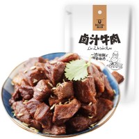 內(nèi)蒙特產(chǎn)科爾沁鹵汁牛肉68g香辣五香獨(dú)立小包裝內(nèi)蒙直郵商超批發(fā)