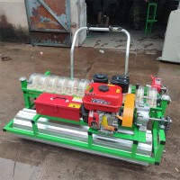 汽油款勺式精播機(jī) 家用白芷免間苗播種機(jī) 行距株距播深可調(diào)