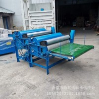 小型開松精彈一體機 雙棍100型彈花機 一次成型新棉花梳理機視頻