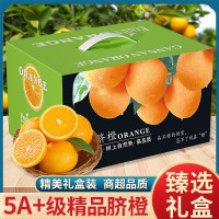 【水果禮盒】正宗贛南臍橙江西橙子現(xiàn)摘薄皮精品禮盒新鮮水果批發(fā)