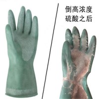 丁基膠防毒手套 耐酸堿防滑耐油耐磨防化手套